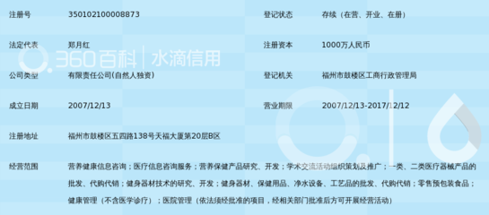 福州十维健康信息咨询